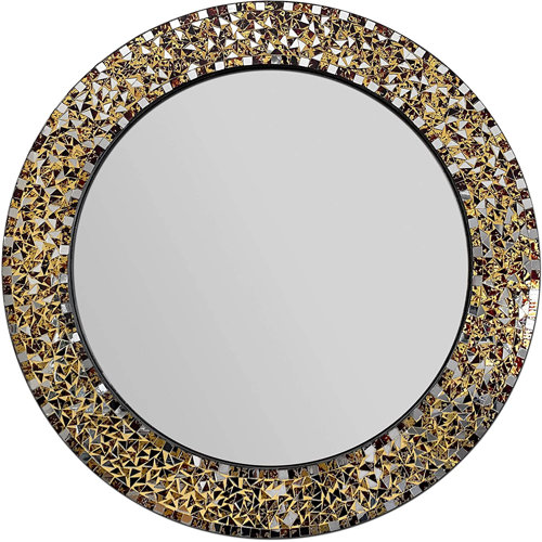 Everly Quinn Brodde Round Wall Mirror & Reviews Wayfair